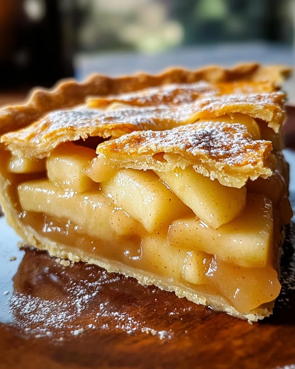 Bester gedeckter Apfelkuchen