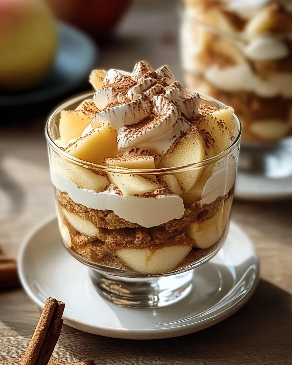 Bratapfel Tiramisu Im Glas