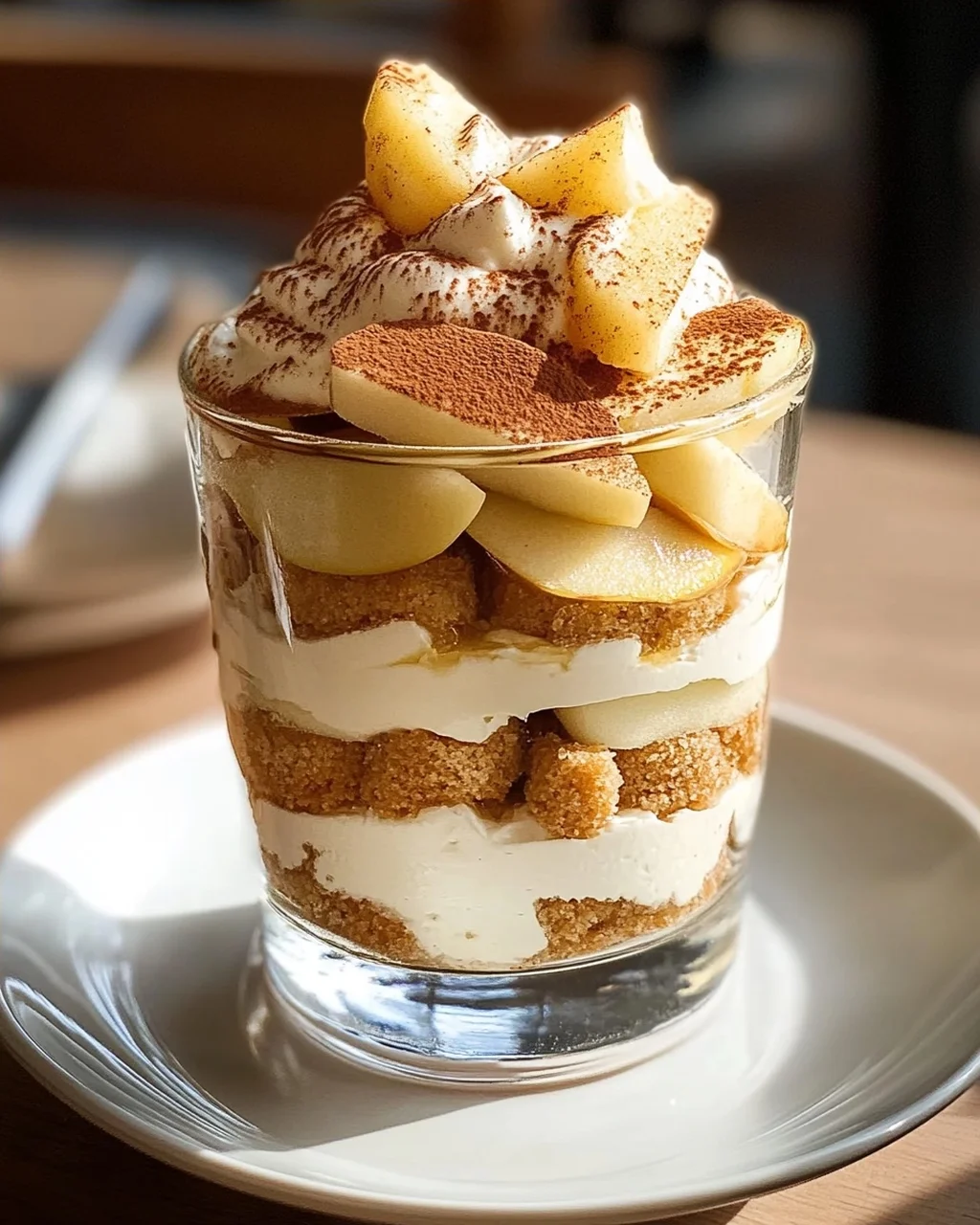 Bratapfel Tiramisu Im Glas