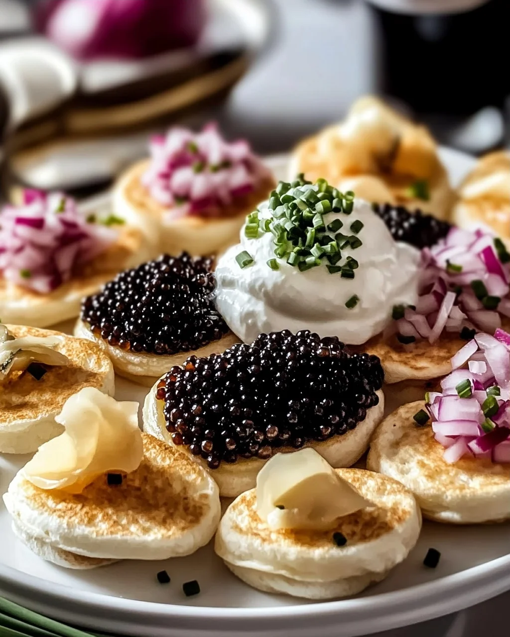 Caviar Appetizer Platter