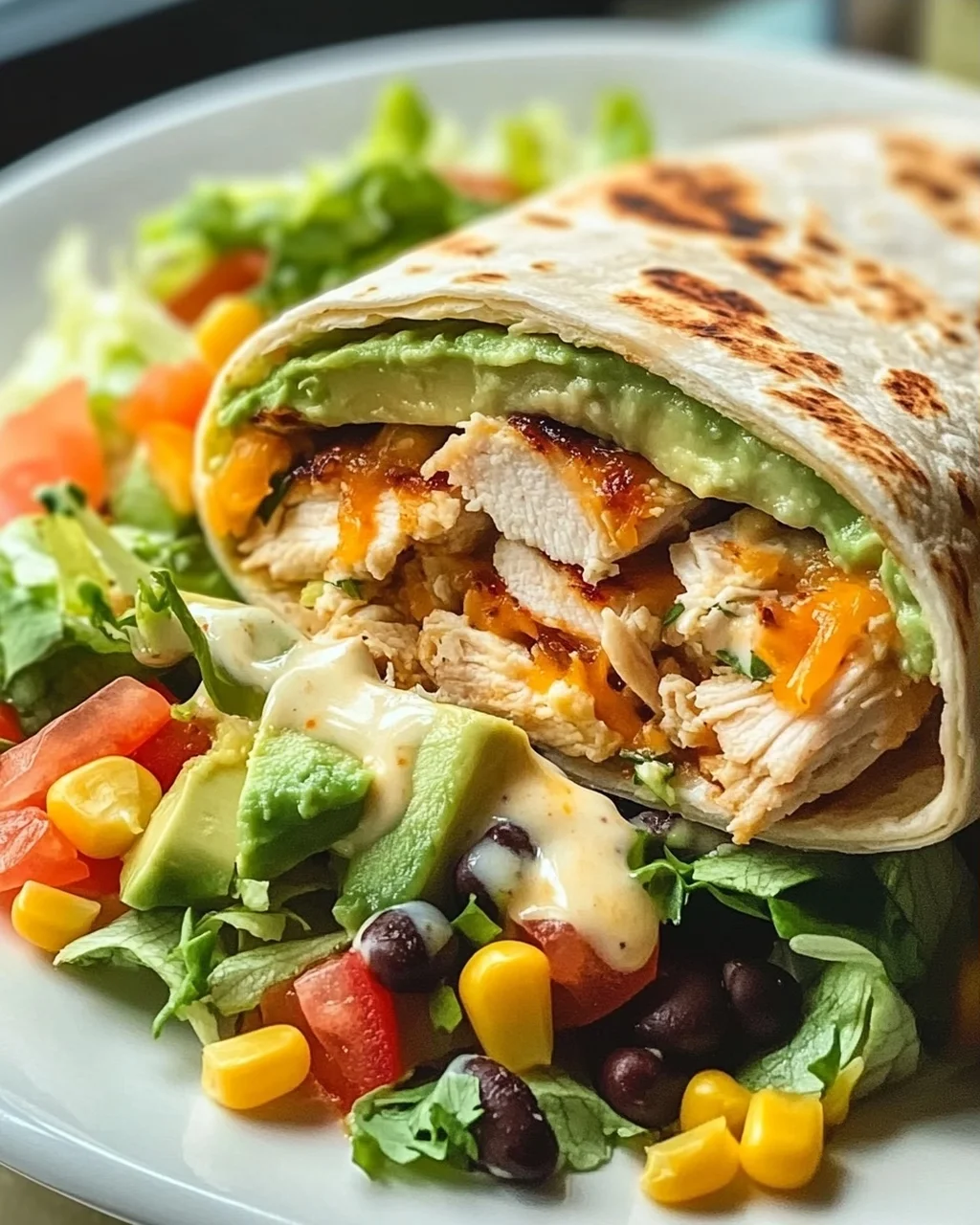 Cremige Chicken Avocado Ranch Burritos – Schnell & Lecker!