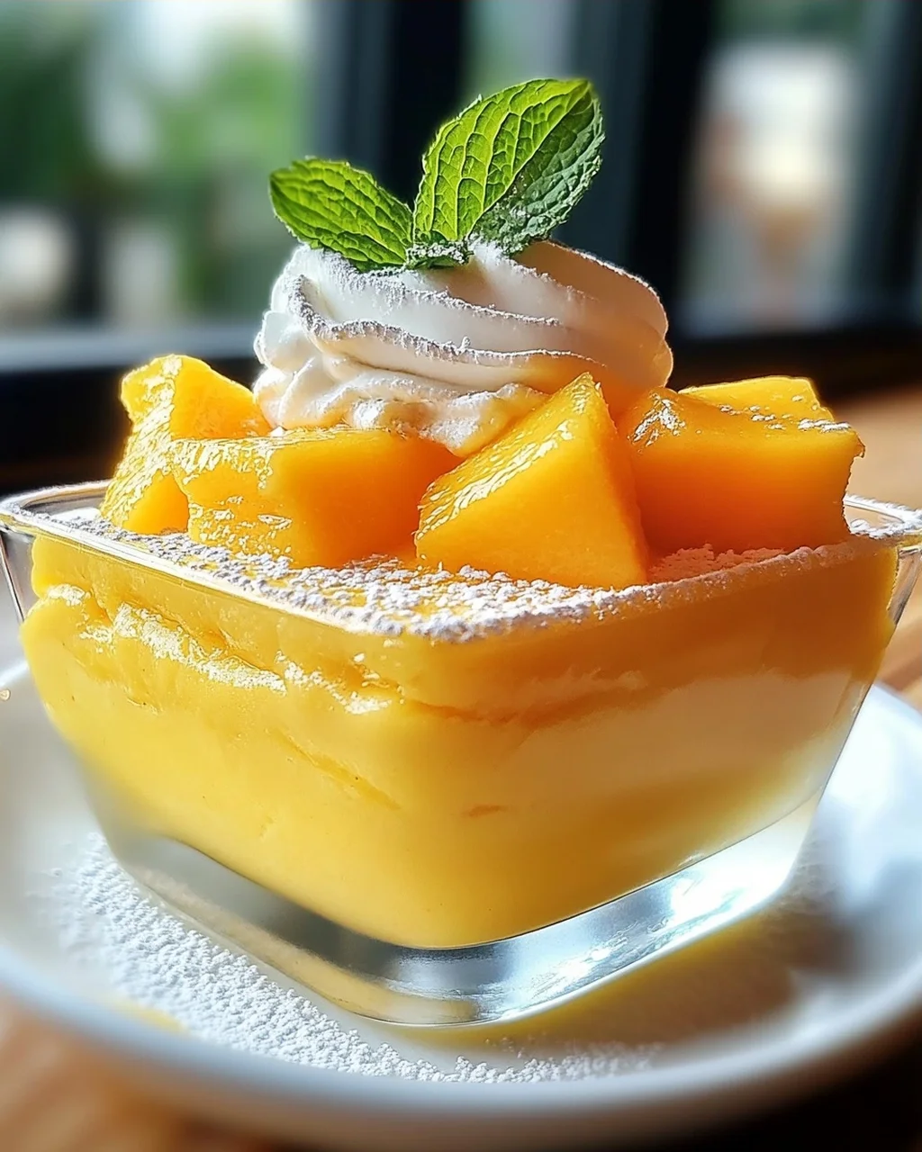 Cremige Mango-Mousse
