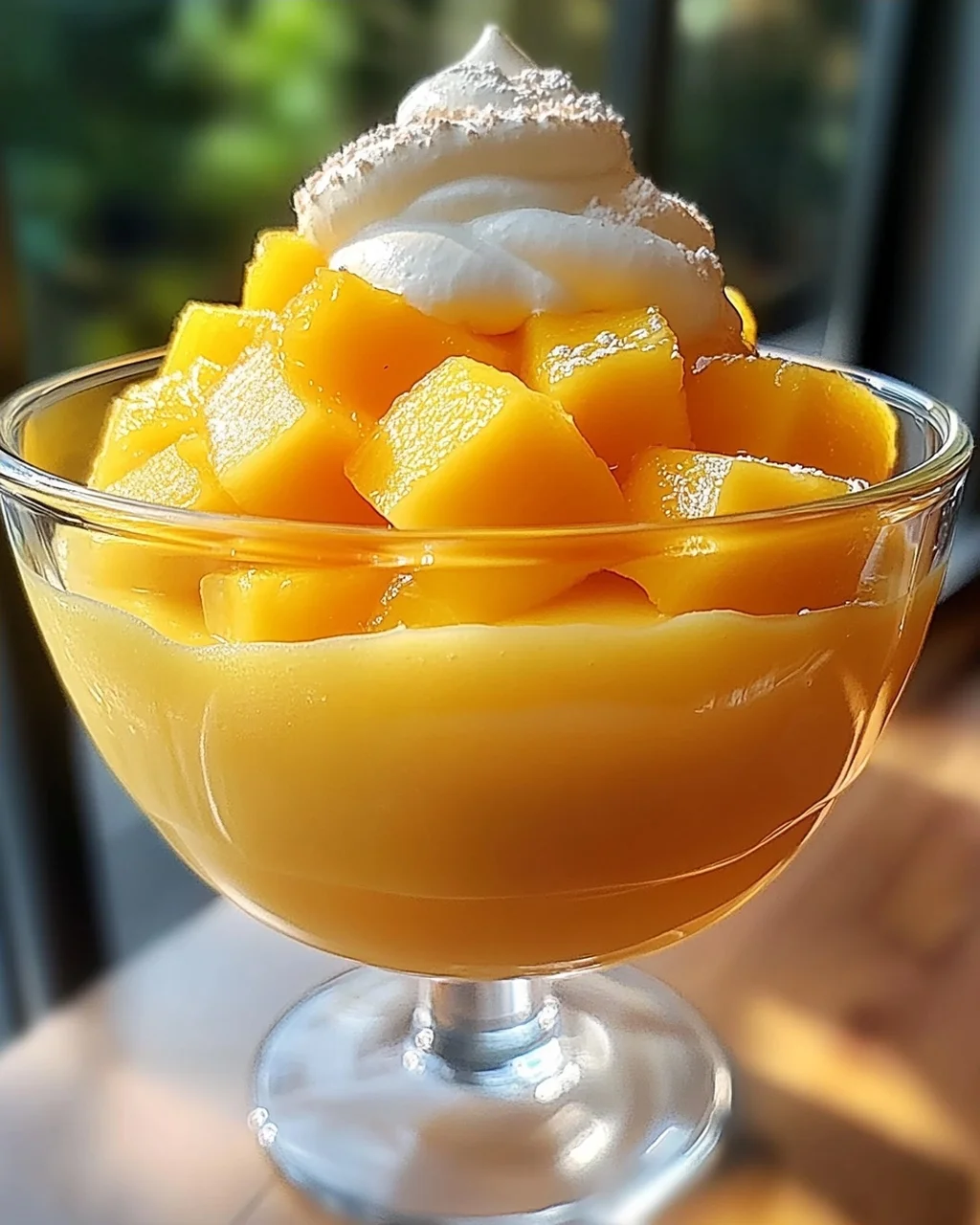 Cremige Mango-Mousse