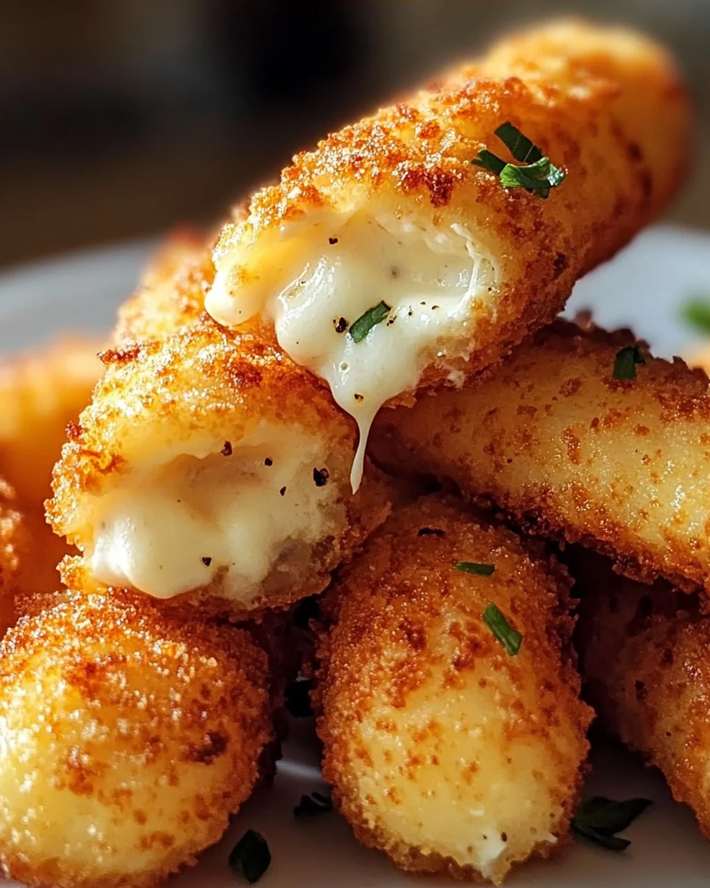 Crispy Mini Mozzarella Sticks from the Airfryer