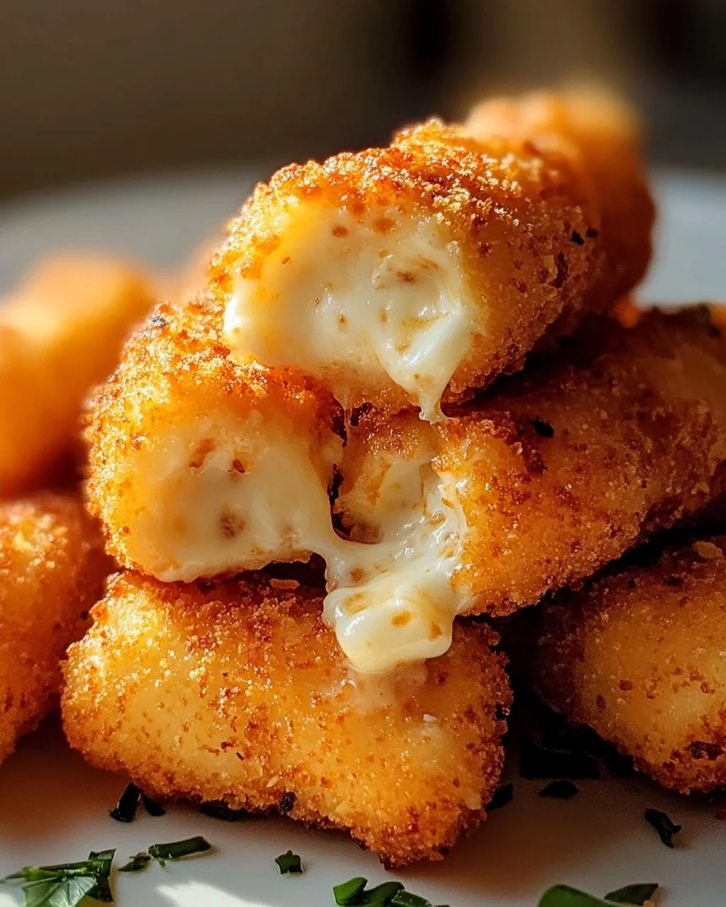 Crispy Mini Mozzarella Sticks from the Airfryer