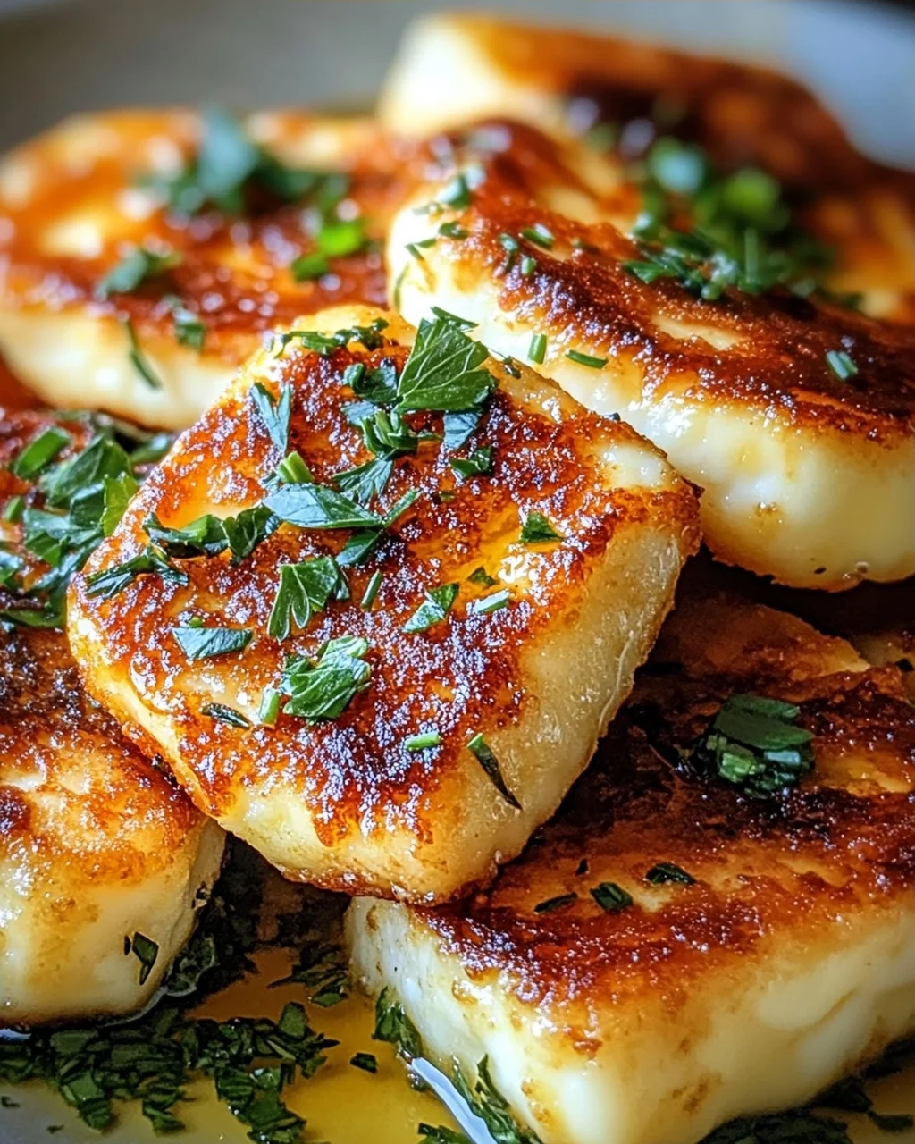 Crispy Pan-Fried Halloumi