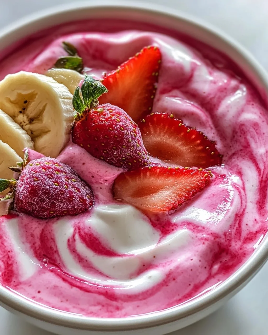Erdbeer Swirl Smoothie Bowl: Das ultimative Sommer-Rezept