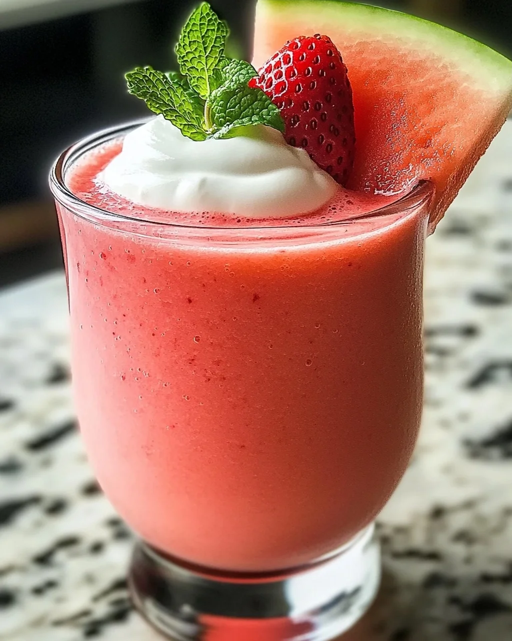 Erfrischender Wassermelonen-Smoothie für den Sommer