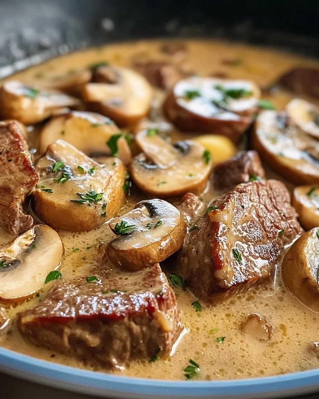 Filettopf mit Champignons
