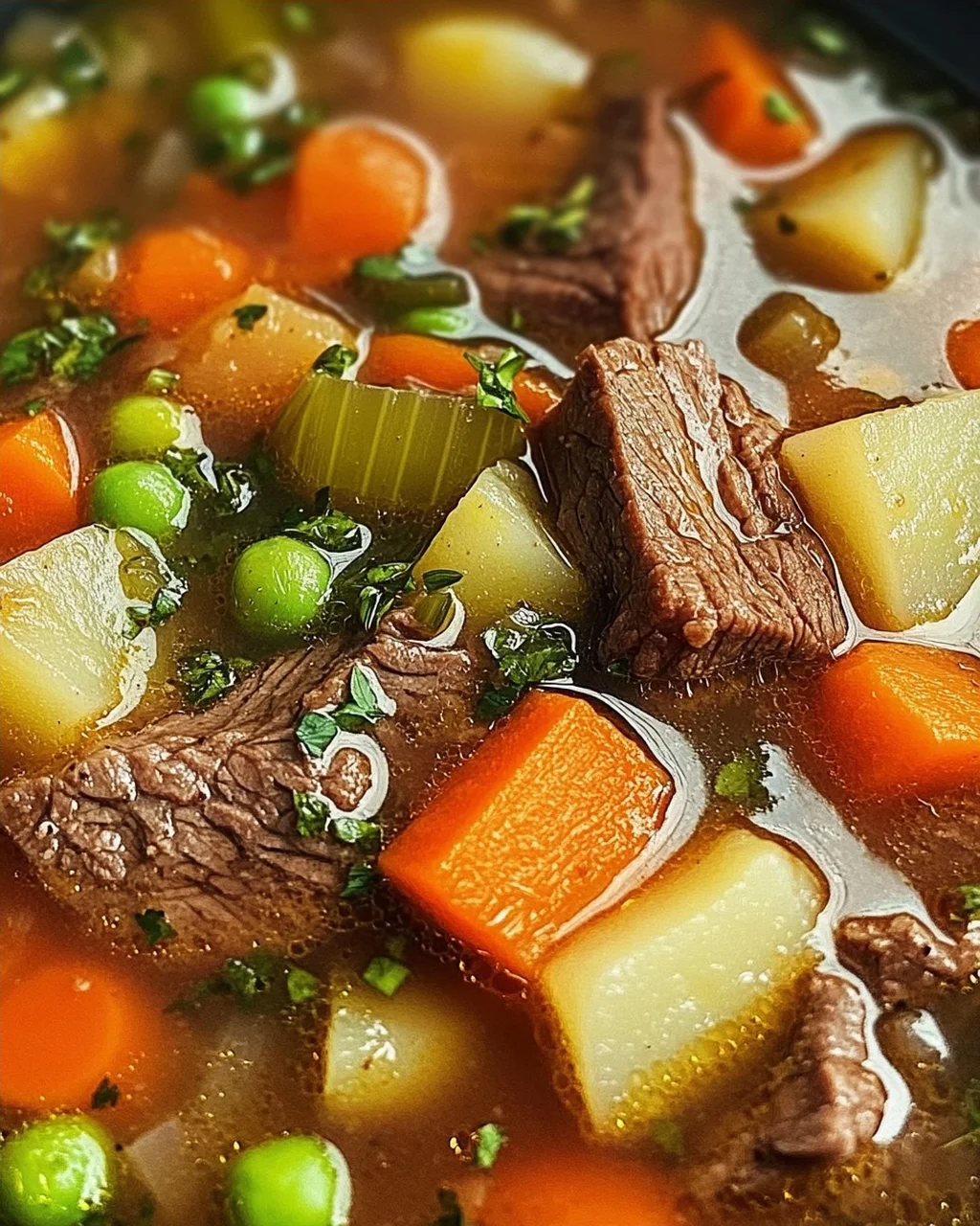 Gemüse Rindfleisch Suppe