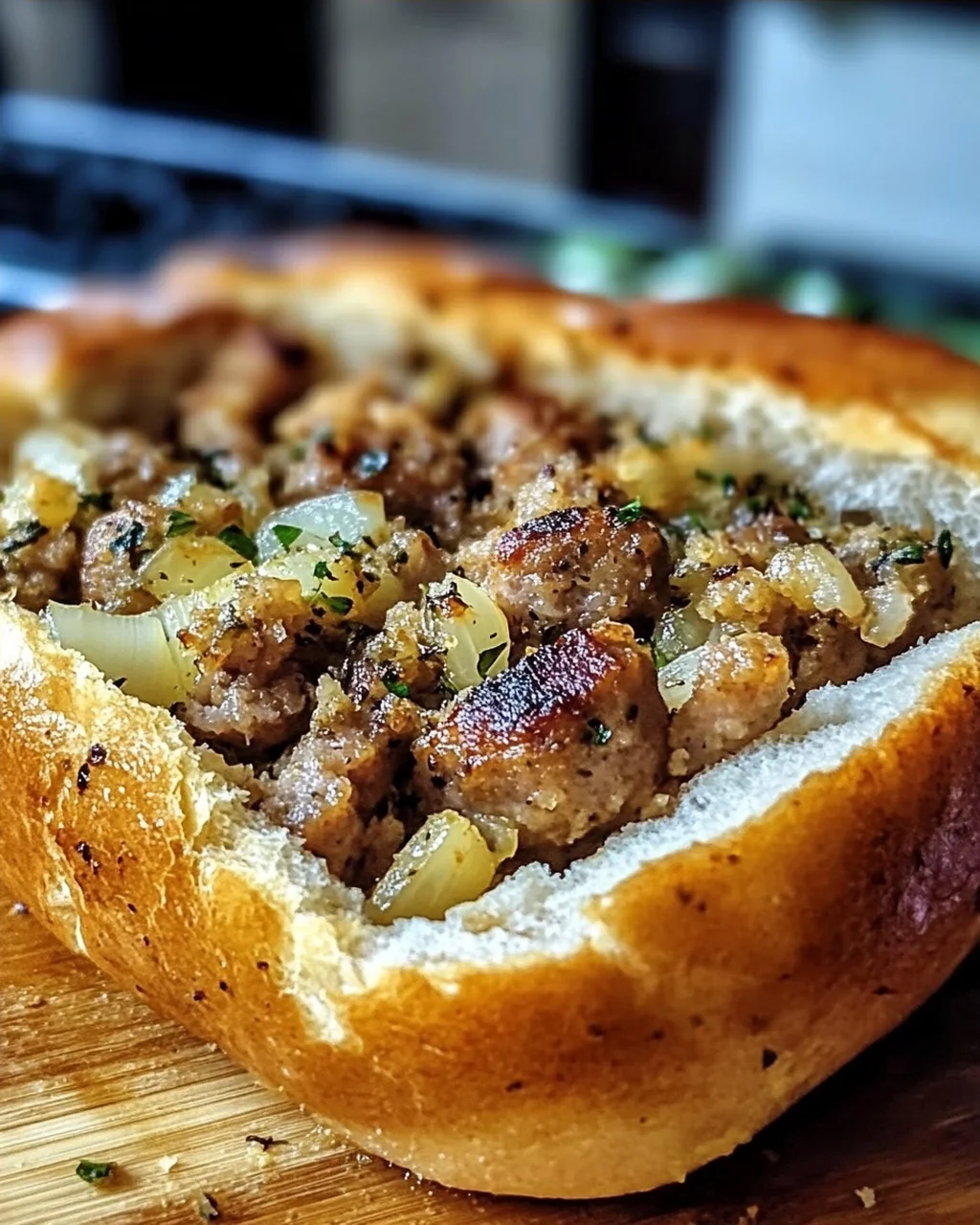 Hausgemachtes Wurstbrötchen für echte Genussmomente