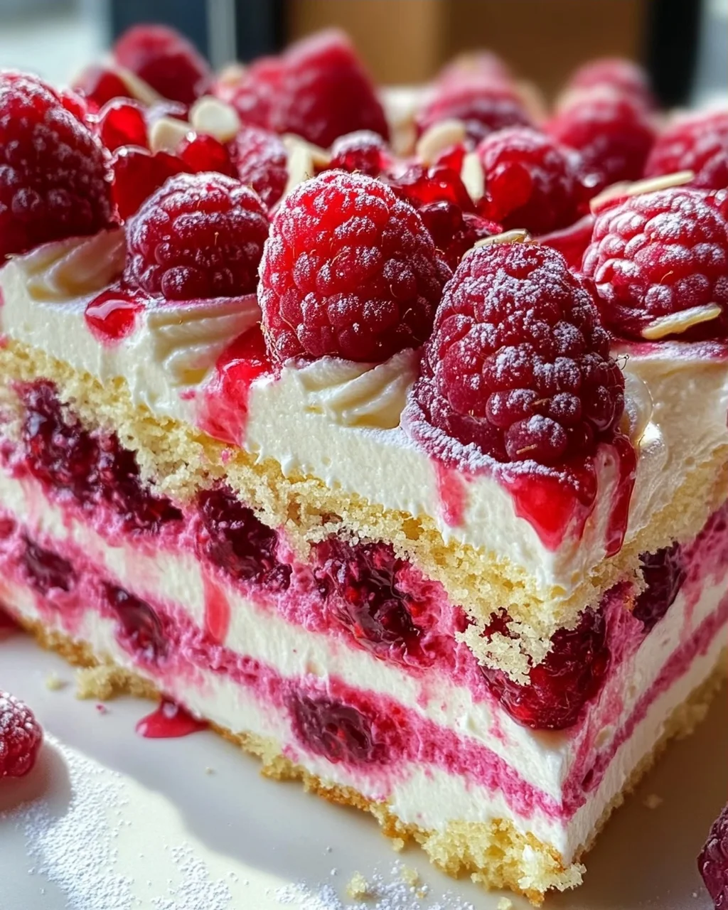 Himbeer-Frischkäse-Mascarpone-Torte