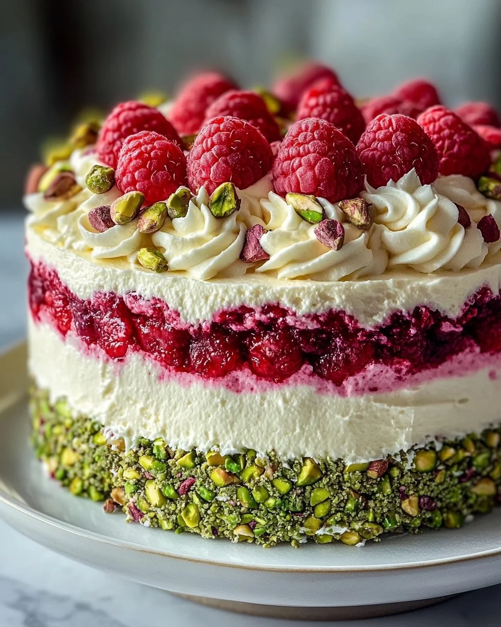 Himmlisches Pistazien-Himbeer-Kuchen Rezept für Genießer