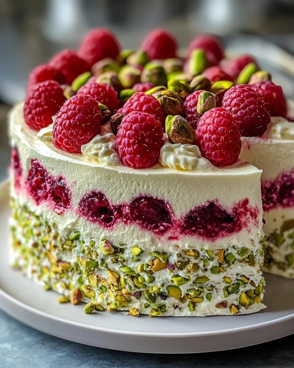 Himmlisches Pistazien-Himbeer-Kuchen Rezept für Genießer