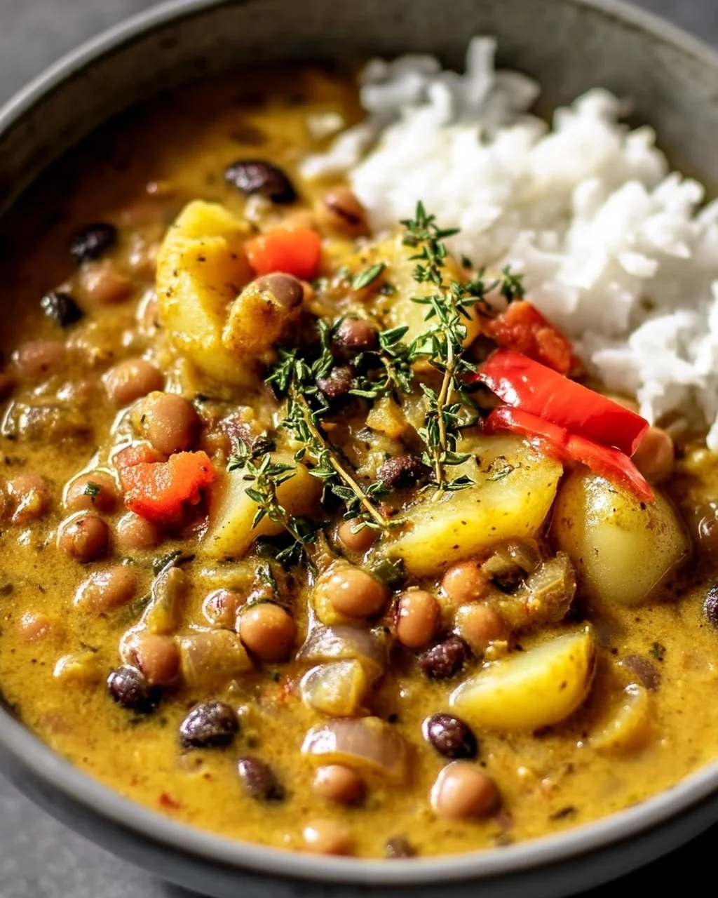 Jamaican Black Eyed Pea Curry