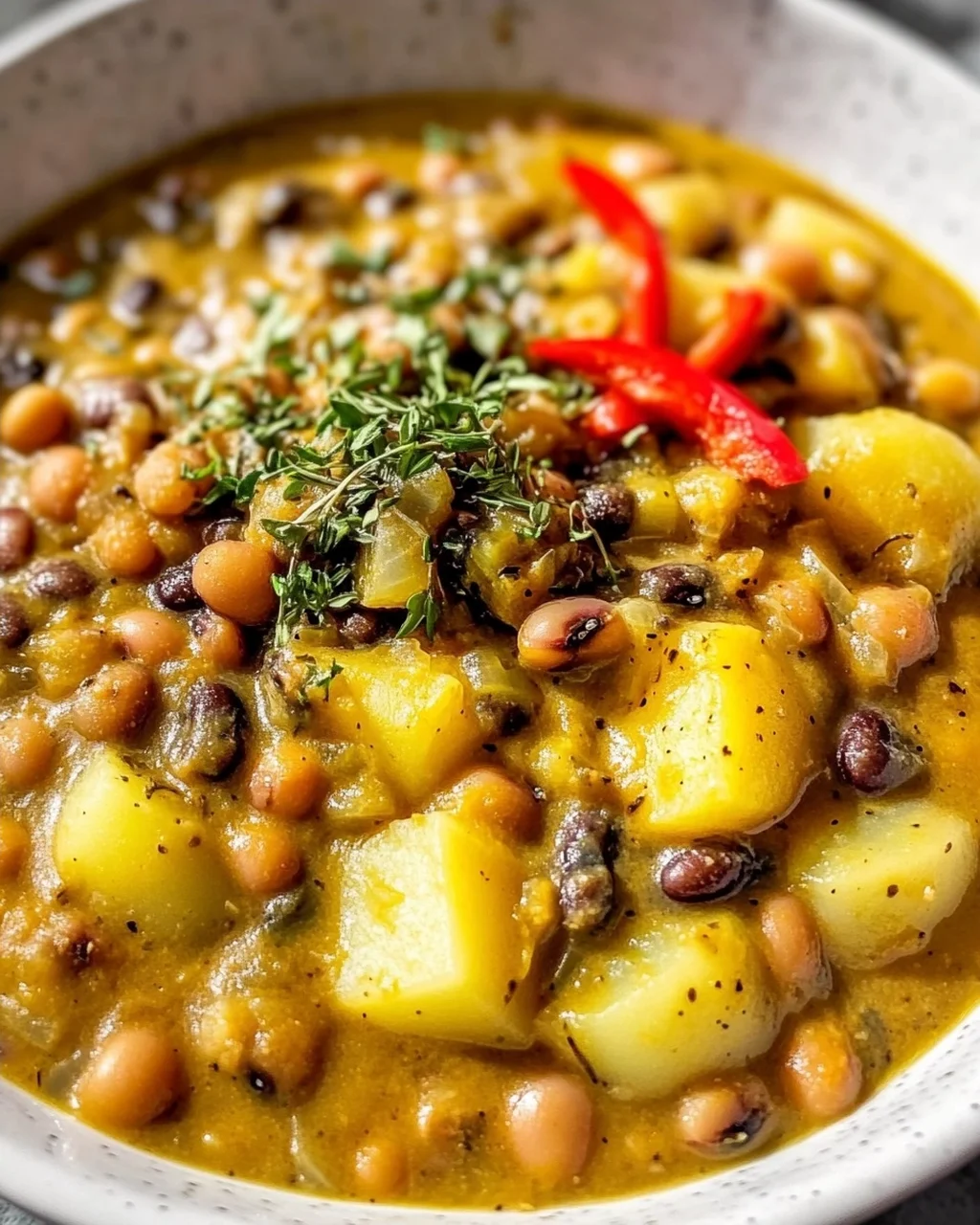 Jamaican Black Eyed Pea Curry