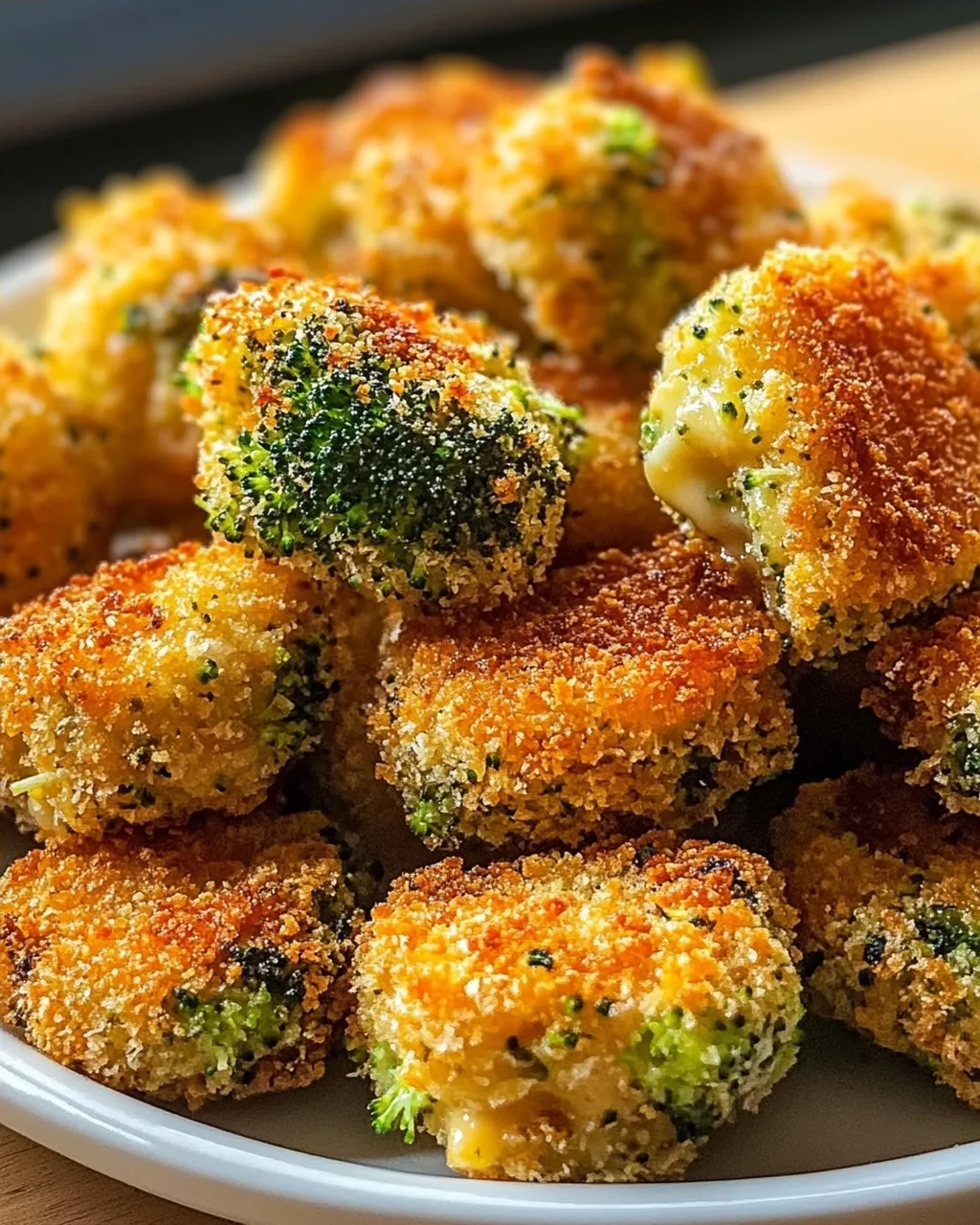 Knusprige Brokkoli Käse Nuggets