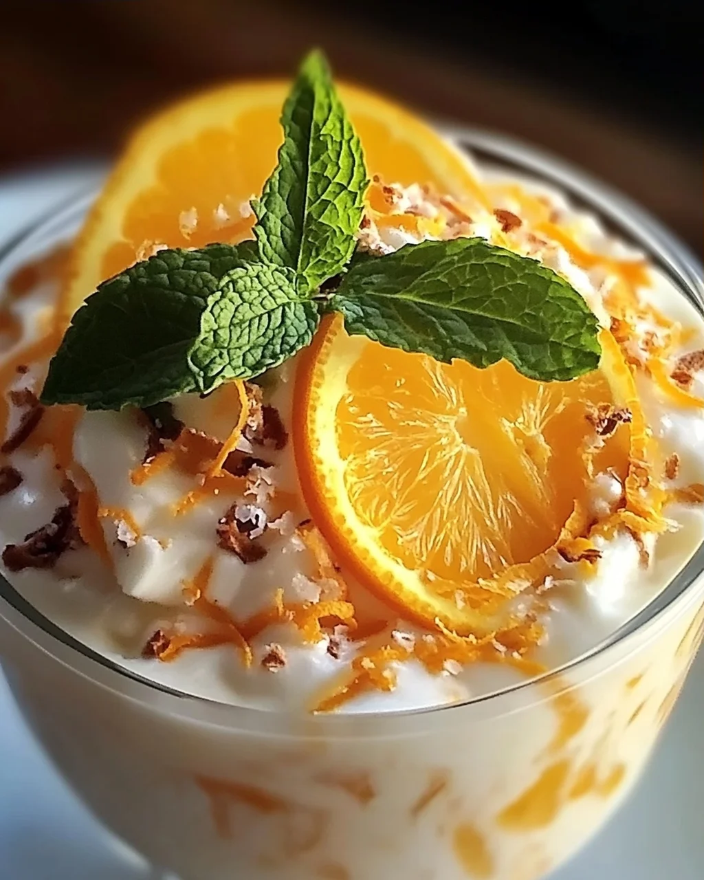 Kokosnuss Orange Glühen – Ein einfacher Desserttraum