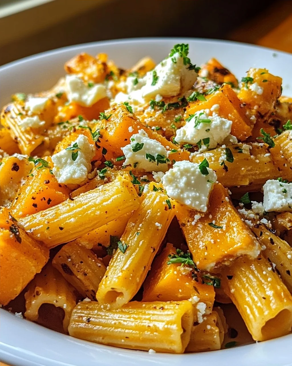 Kürbis Feta Pasta: Unglaublich lecker, schnell & einfach!