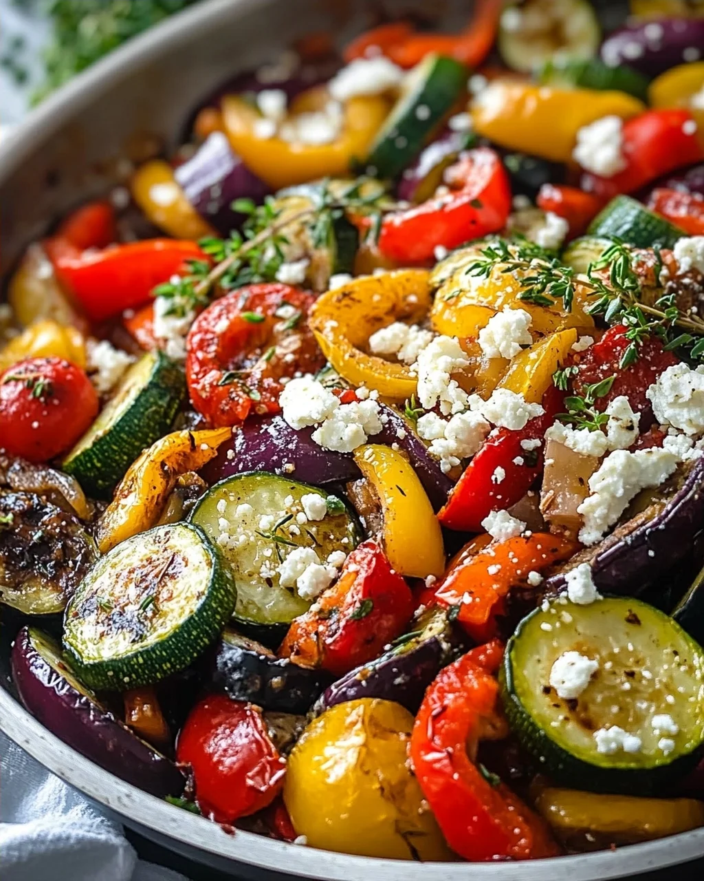 Leckeres One Pan Greek Vegetables Rezept für gesunde Küche