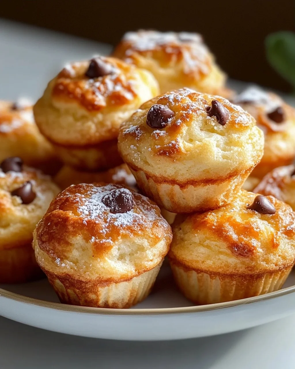 Mini Fluffige Waffel Muffins – Perfekt für Frühstück & Partys!