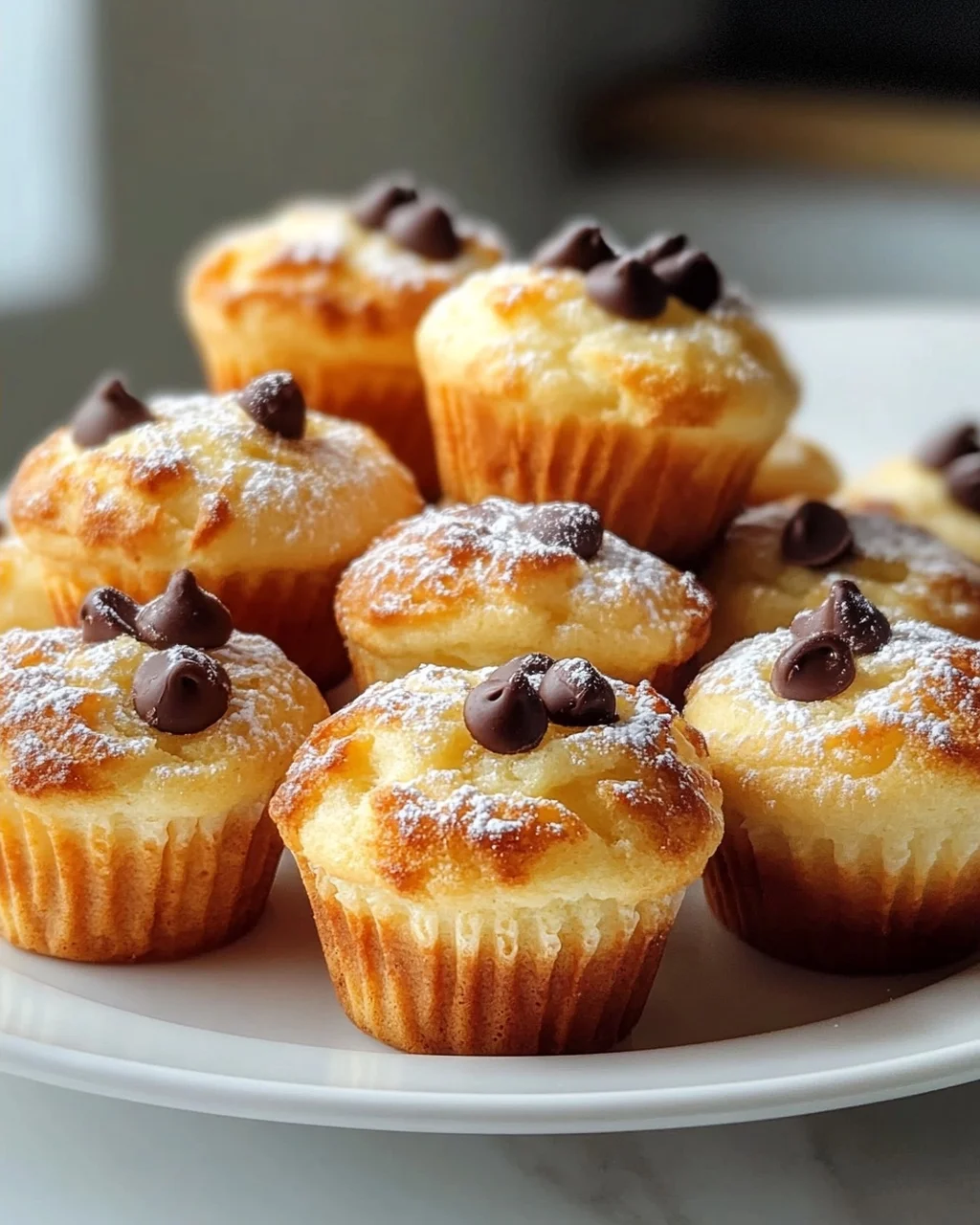 Mini Fluffige Waffel Muffins – Perfekt für Frühstück & Partys!