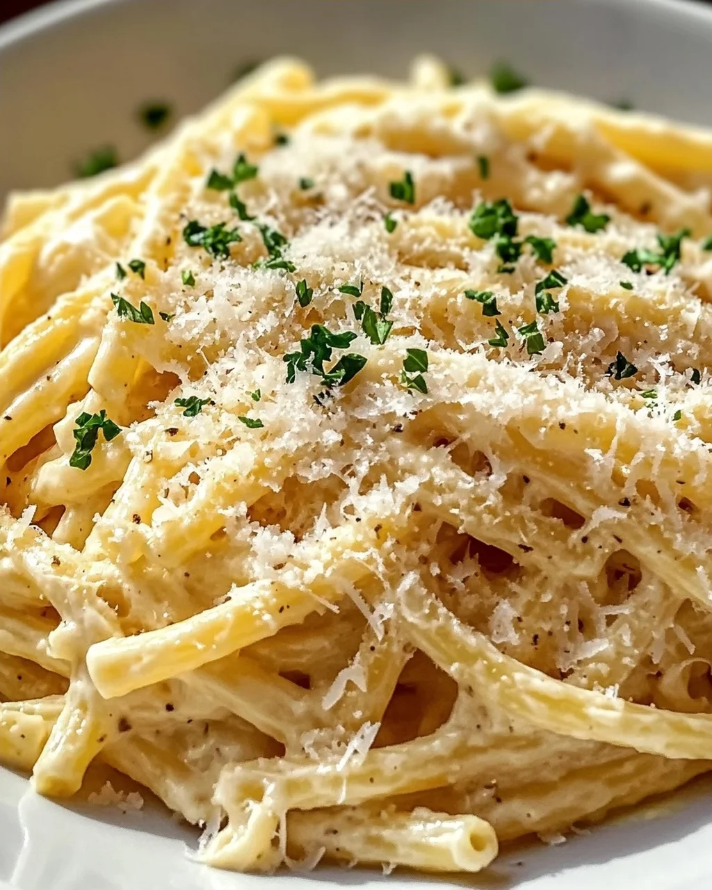 One Pot Cremige Knoblauch Pasta