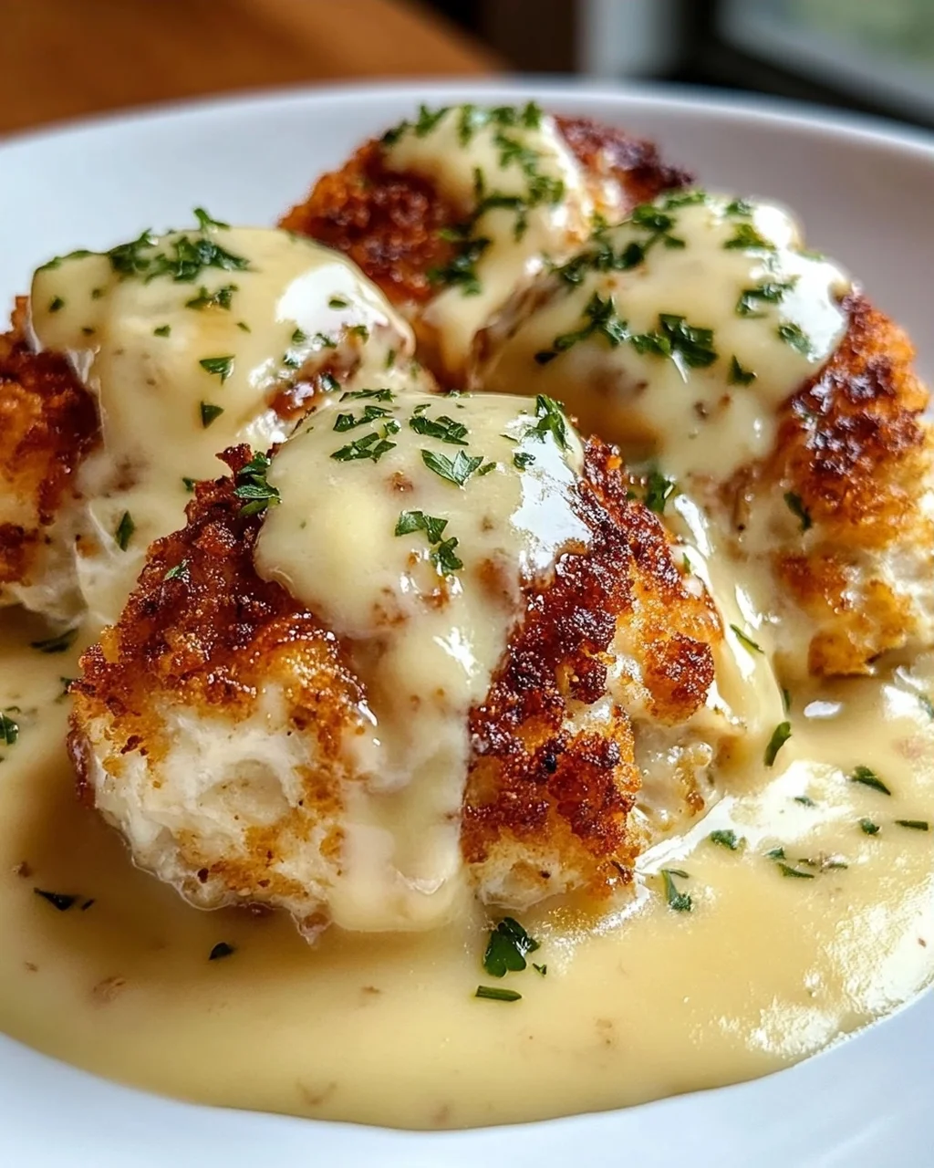 Parmesanwolken Hähnchen-Bomben Rezept