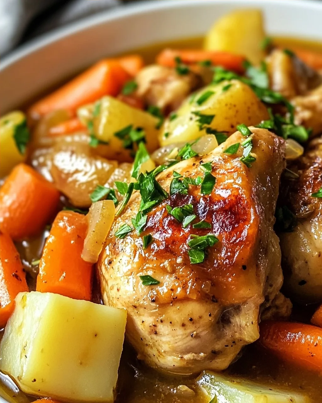 Saftiger Crockpot Chicken Pot Roast – Einfach & Lecker!