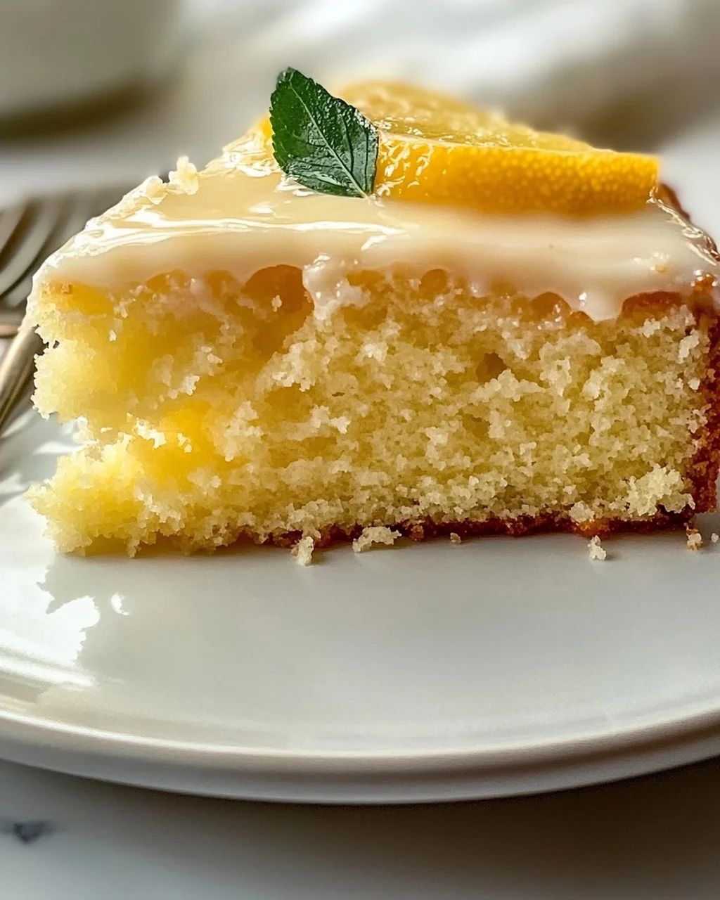 Saftiger Joghurt Zitronen Kuchen – Ein einfacher Rührkuchen!