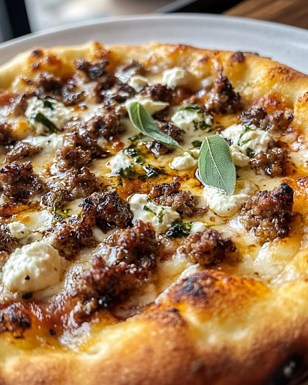 Sausage Ricotta Honey Hot Pizza – Ein Genuss für Feinschmecker!