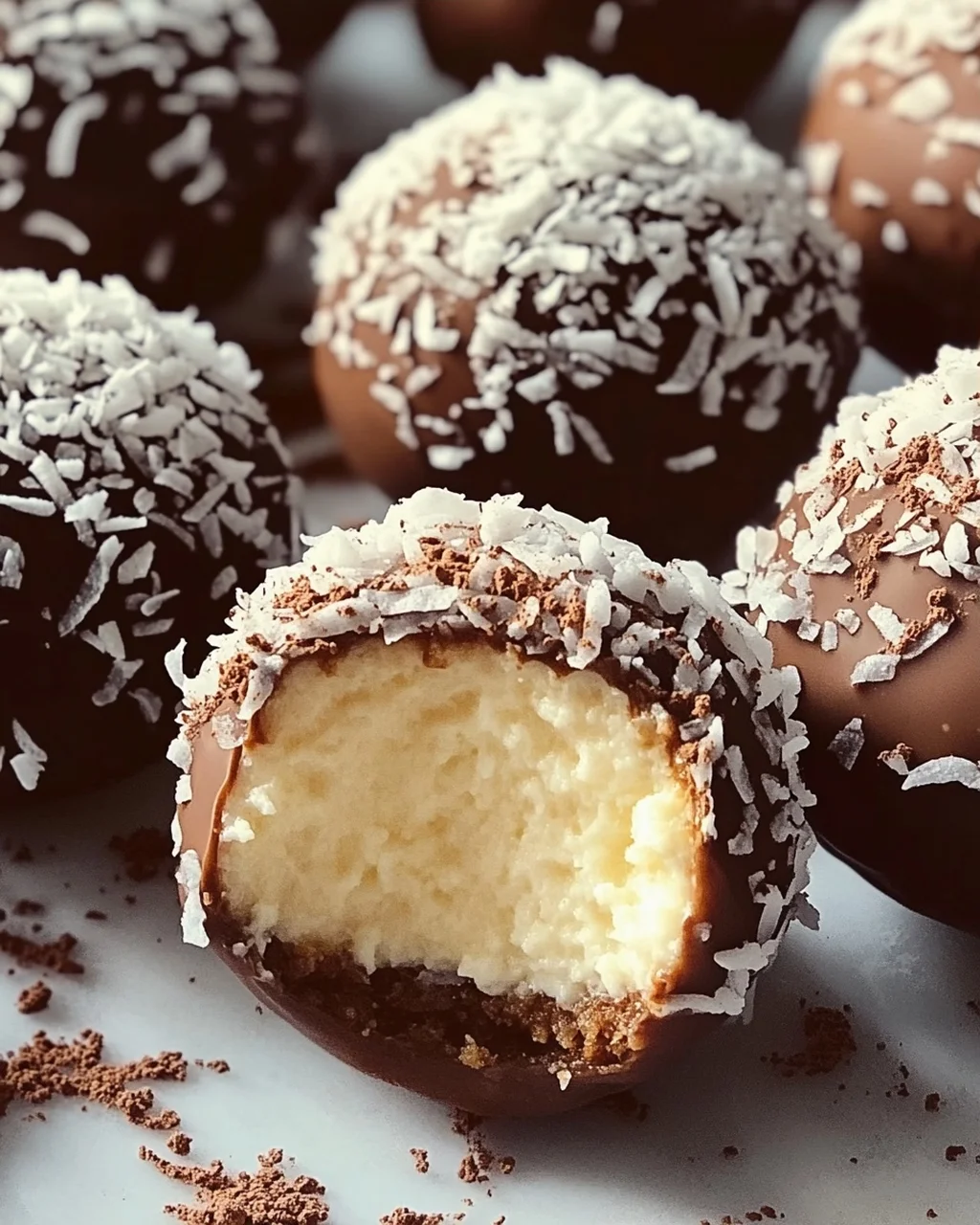 Schnelle Käsekuchen-Kugeln