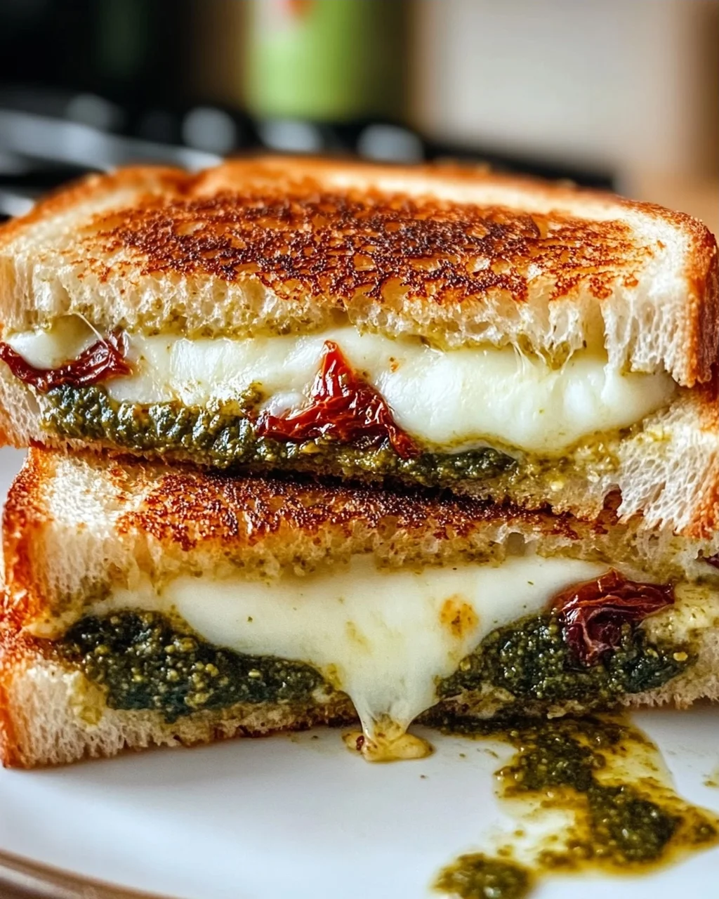 Sonnengetrocknete Tomaten Pesto Grilled Cheese