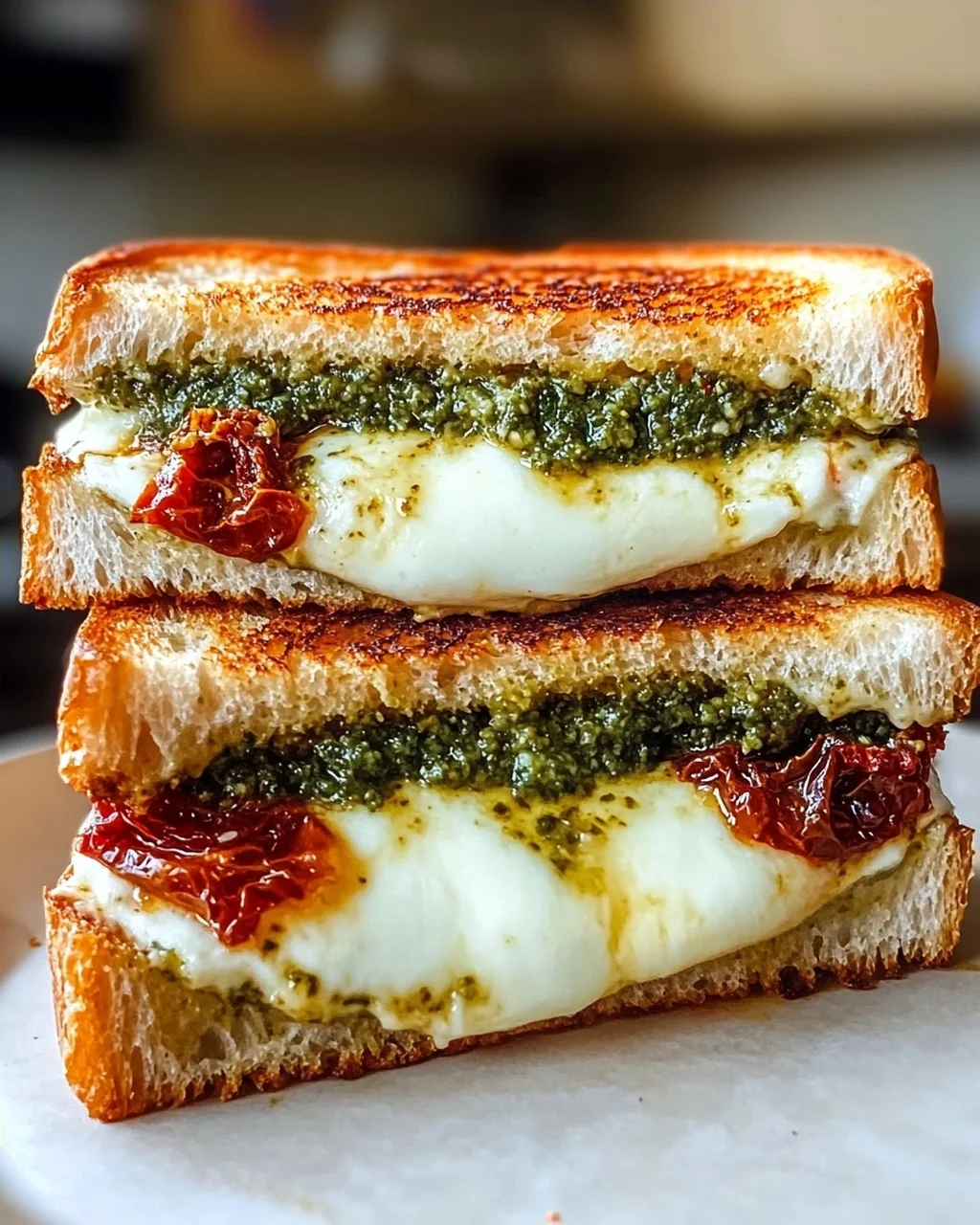 Sonnengetrocknete Tomaten Pesto Grilled Cheese