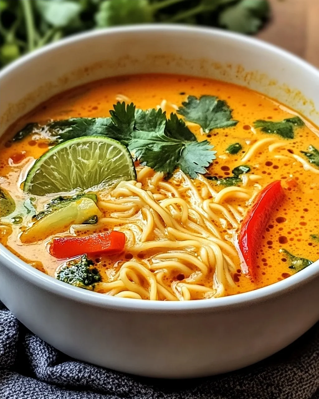 Thailändische Currysuppe für Gemütliche Abende