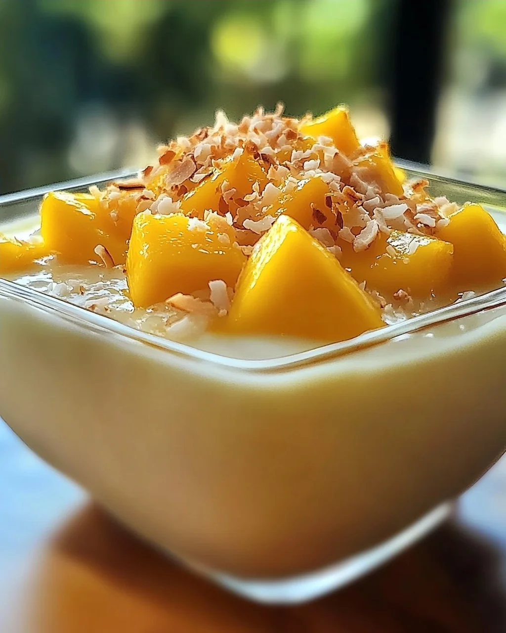 Thailändischer Kokosnuss-Pudding: Cremig und Lecker