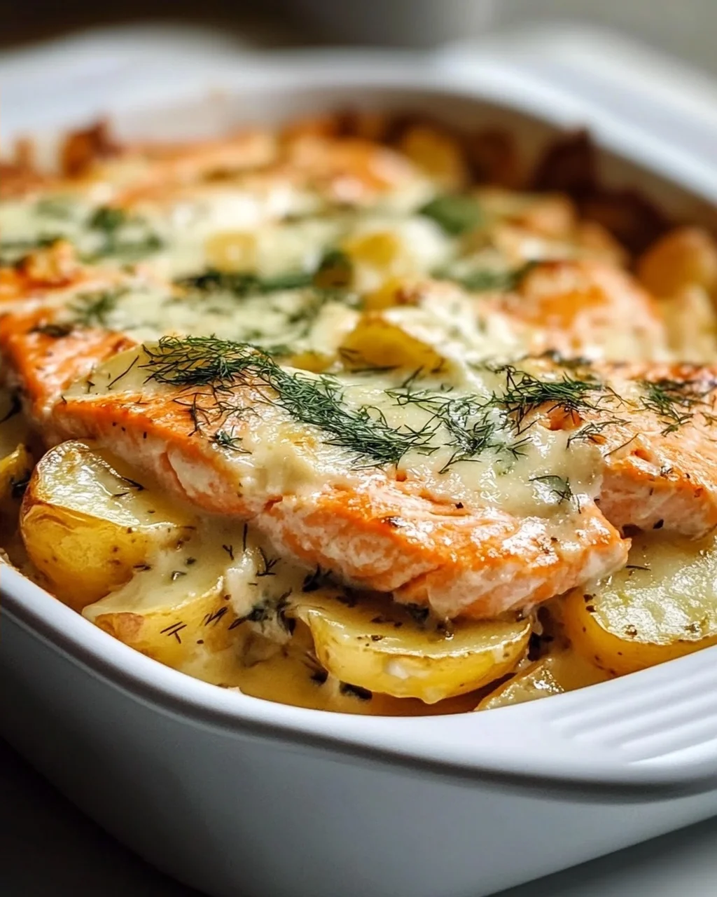 Zarter Lachs Auflauf mit Kartoffeln – Einfach und Lecker!