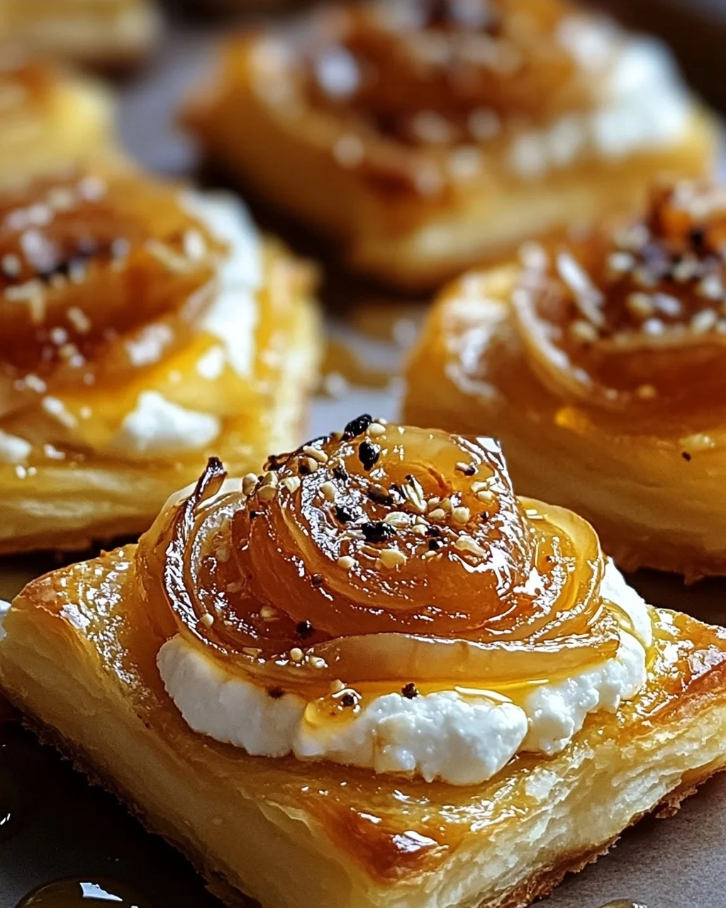 Ziegenkäse & Honig Häppchen: Süß-salzige Leckerbissen