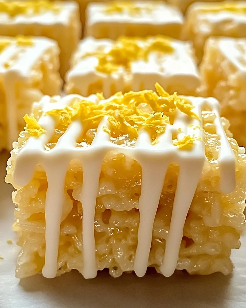 Zitronen Rice Krispy Leckerbissen für jeden Anlass